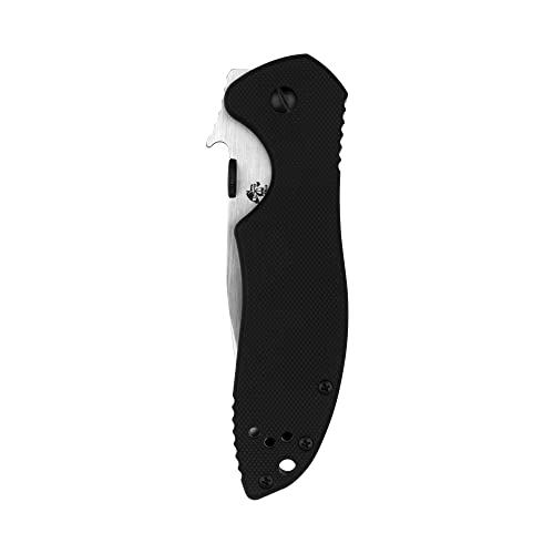 Kershaw Emerson CQC-K Folding Pocket Knife Model 6034d2, D2 Steel, Wave Shaped Feature