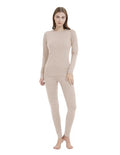 Iguana Women's Merino Wool Base Layer Set Active Thermals Medium 190-Oatmeal