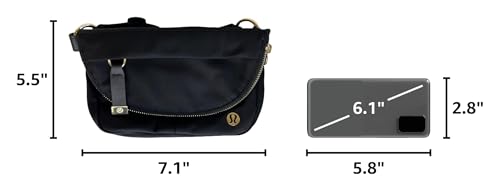 Lululemon All Night Festival Bag Micro 2L - Black Compact Organizer