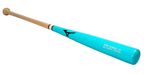 Mizuno Pro Fungo Baseball Bat – 35 Inch Teal Green, Lightweight Maple Hybrid for Infield & Outfield Training