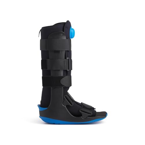 Gray Medium Pneumatic Walking Boot - Lightweight Support for Foot & Ankle Injuries