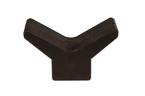 Attwood Boat Trailer Rubber Bow Stop - 3x3 Inches, Deep V Design, Durable Rubber