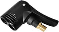 Skiennix Dual-Use Bike Valve Adapter - Presta Pump Connector for Road & Mountain Bikes, Black Aluminum