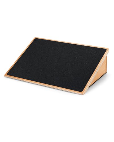 StrongTek Wooden Slant Board for Squats 25° Incline, 19.6-Inch Wide, Anti-Slip Support