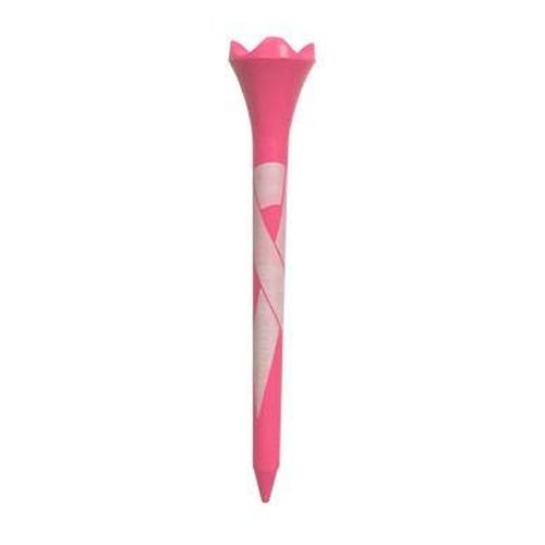 Pride Performance Professional Tee System Evolution 3-1/4 Inch Plastic Golf Tees (30 Breast Cancer Awareness 3 1/4" Tees)
