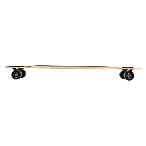 Retrospec Rift Drop-Through Longboard Cruiser Tangerine Wave - Canadian Maple, 41"