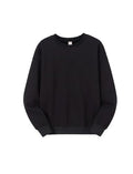 Girls Oversized Cotton Blend Sweatshirt - Lightweight Pullover, 13-14 Years, Black
