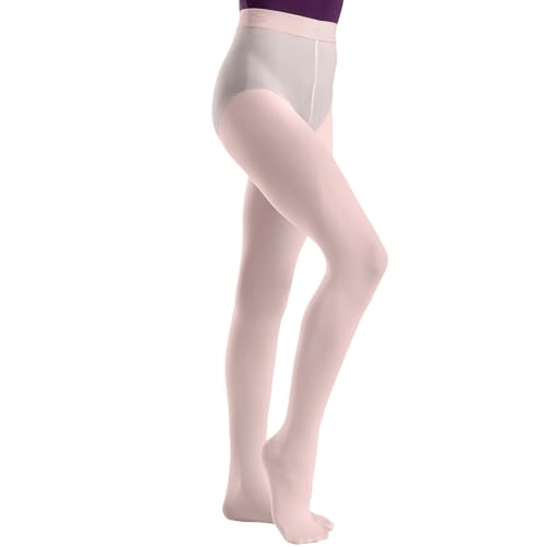 Child Ballet Tights Girls Footed Dance Leggings - X-Small Small Ballet Pink