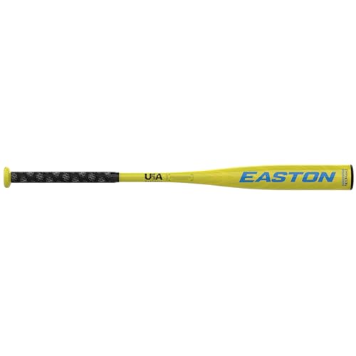 Youth Baseball Bat - Yellow/Blue 26 Inch -12 Drop Aluminum, USA Certified