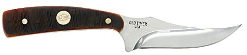 Generational USA Sharpfinger Fixed Blade Knife with 1095 Stainless Steel & Bone Handle - Made in USA
