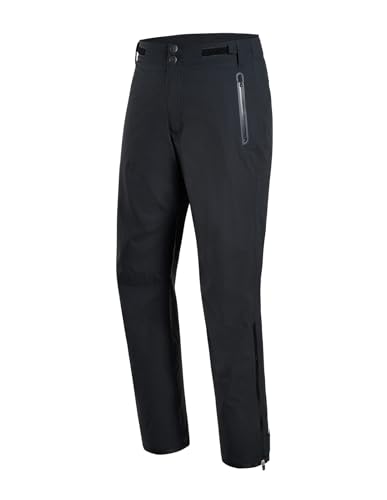 Fit Space Space Golf Rain Pants Waterproof 20K Lightweight Sporty Trousers Large Black