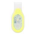 Yellow Clip-On LED Flashlight Night Light with Magnetic Keychain for Outdoor Safety