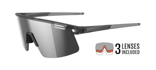 Tifosi Moab Lite Half-Frame Shield Cycling, Baseball & Running Glasses Satin Vapor