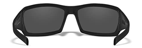 Wiley X Men's Twisted Matte Grey Sunglasses - Medium-Large Fit
