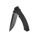 Zero Tolerance Folding Knife with 3.25” DLC-Coated S35VN Blade - All-Black Carbon Fiber & Titanium Handle, Frame Lock, Pocketclip - Knife