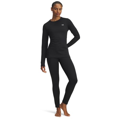 Under Armour Women's Packaged Base 4.0 Leggings - Small, Black/White