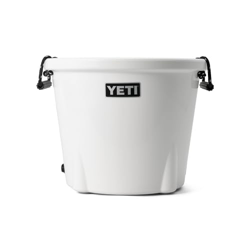 YETI Tank 45 Cooler - White, Insulated Ice Chest for Parties & Outdoors