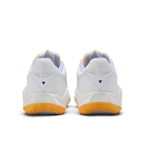 New Balance Women's FuelCell Delray V2 Tennis Shoes White Hot Marigold 8