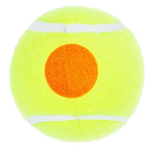GAMMA Orange Dot 60 & Green Dot 78 Low-Compression Tennis Balls for Kids & Beginners - 48 Pack
