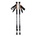 Lightweight Carbon Fiber Trekking Poles with Cork Handle - Adjustable Hiking Poles
