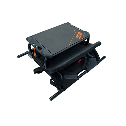 Kayak Seat - Adjustable Folding Kayak Seat with Back Support for Fishing & Touring - Black
