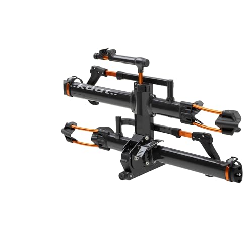 Kuat NV 2.0 Bike Rack - 2-Inch Hitch, Gray Metallic/Orange Anodize, 2-Bike Capacity