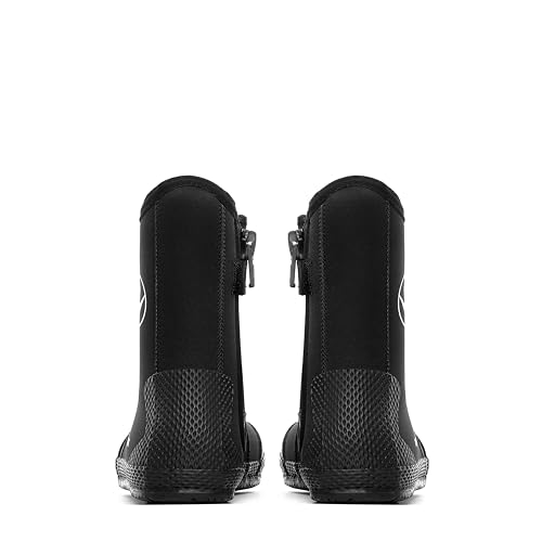 Aqualung Superzip Dive Boots 3mm Black/Blue Unisex Neoprene Wetsuit Shoes