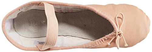 Toddler Leather Ballet Slippers - Full Sole Pink 1.5 Little Kid