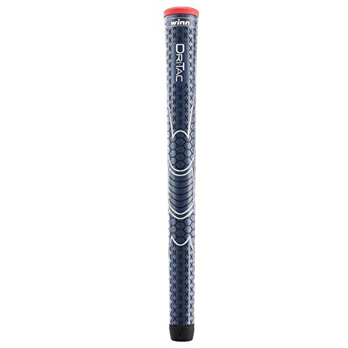 Golf Grip Bundle - 9 Winn Dri-Tac Standard Navy Blue Grips for Men