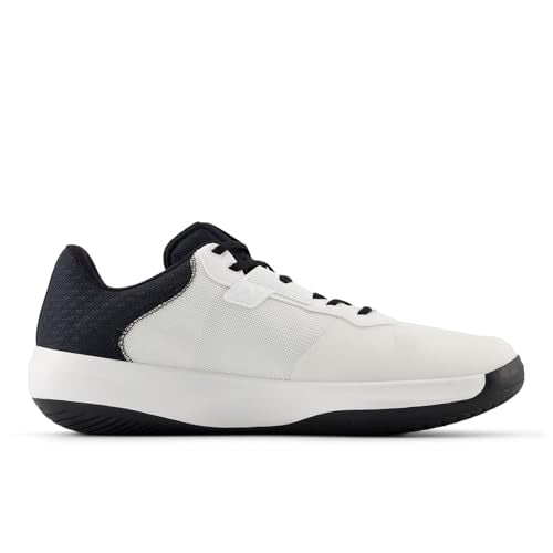 New Balance Men's 696 V4 Hard Court Tennis Shoes 10.5 Wide White/Black