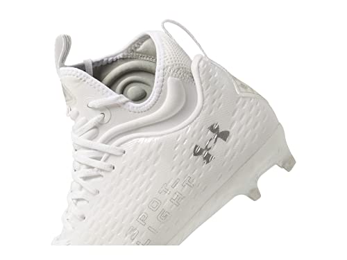 Under Armour Men's Sportlight Lux MC 2.0 Sneakers White Silver Size 10