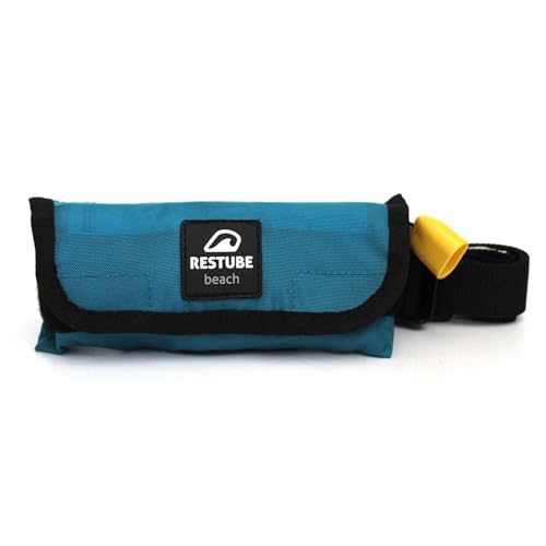 Restube Beach One-Pull Inflatable Water Safety Buoy - Sea Blue