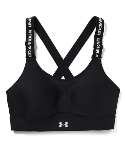 Under Armour Infinity High Impact Sports Bra Large D/DD Black & White