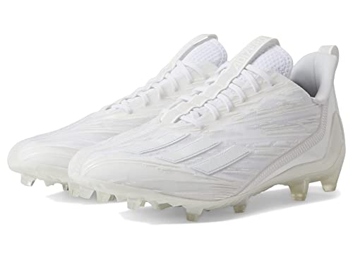 Adidas Men's Adizero Football Cleats White/White/White Size 11 Lightweight Sprintframe
