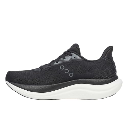 Saucony Triumph 23 Running Shoes Men 10.5 Black White Neutral Cushioning