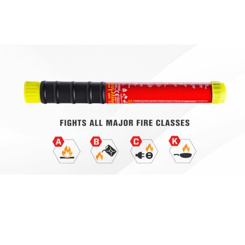 Portable Fire Safety Stick E100 - Extended Discharge Emergency Fire Extinguisher
