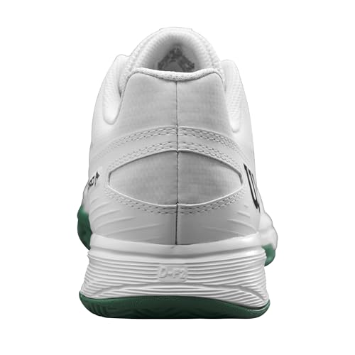 Wilson Unisex Adult Rush Pro Lite Junior Tennis Shoes - 3 Big Kid White/Bosphorus
