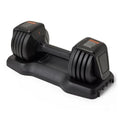 Adjustable Dumbbell 25 lb with 5 Weight Options - Space-Saving Fitness Equipment