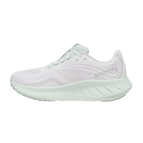 Saucony Women's Ride 18 Running Sneakers Fog/Mist Size 10 - Lightweight Comfort