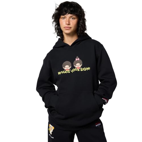Samii Ryan Women's Monchhichi Zodiac Sign Hoodie Small Black