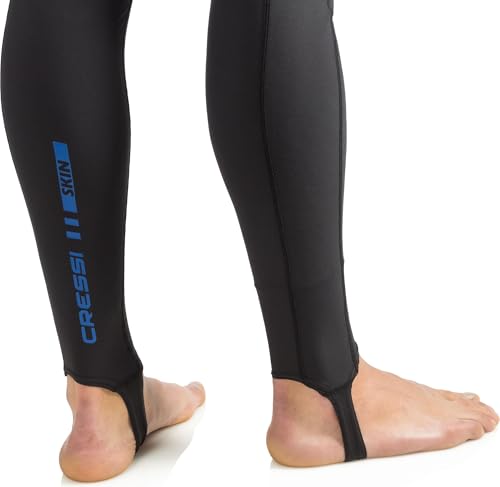 Adult Full Wetsuit for Water Sports - Large Black Blue UV Protection