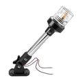 Boat Stern Light 9 Inch White LED Anchor Light for Marine Safety - Bimini Top Lights