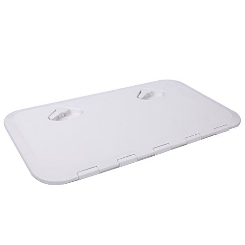Amarine Made 24" x 14" Boat Hatch - White Deck Hatch with 180° Hinge