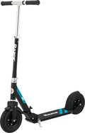 Razor A5 Air Kick Scooter Black - Adjustable Handlebar, Long Deck, Pneumatic Tires