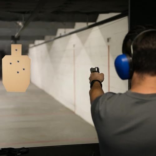 100 Pcs Shooting Targets 30x18 Inch Cardboard Silhouette for Practice & Training
