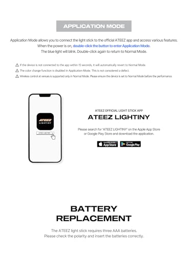 ATZ Official ATEEZ Lightstick Ver.3 with Tracking Fanlight - K-Pop Merchandise