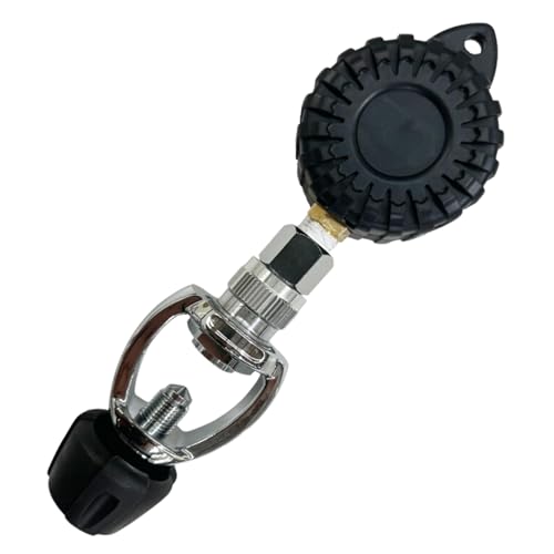 Yoke Valve Tank Pressure Gauge 5000 PSI 350 BAR for Scuba Diving