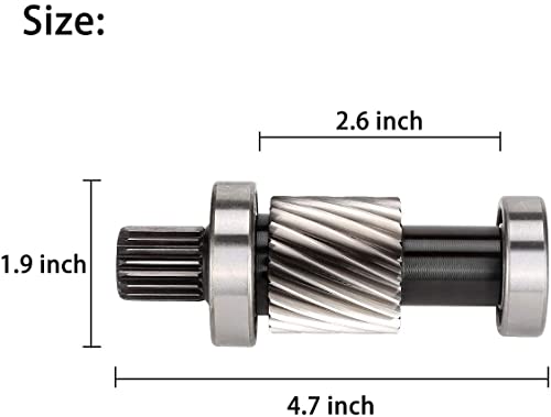 10L0L 21-Tooth Input Shaft Kit for EZGO TXT/Medalist/Marathon Electric Vehicles