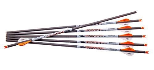 Ravin Carbon Crossbow Arrows 400 Grain, .003 Diameter - 6 Pack