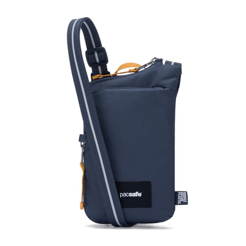 Pacsafe Unisex Anti-Theft Crossbody Bag with Wallet - Coastal Blue, Medium/Large